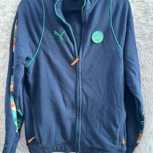 New Puma club Navy Veniceball T-73 jacket size small